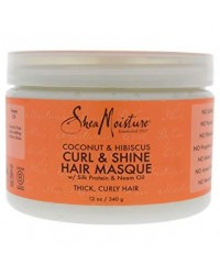 Shea Moisture Curl Shine Masque coco et hibiscus 340gr