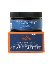 SM Men African Shea Black Soap Shave Butter Creme 170 g